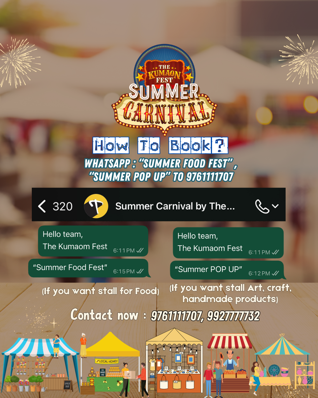 How to Book a Stall
