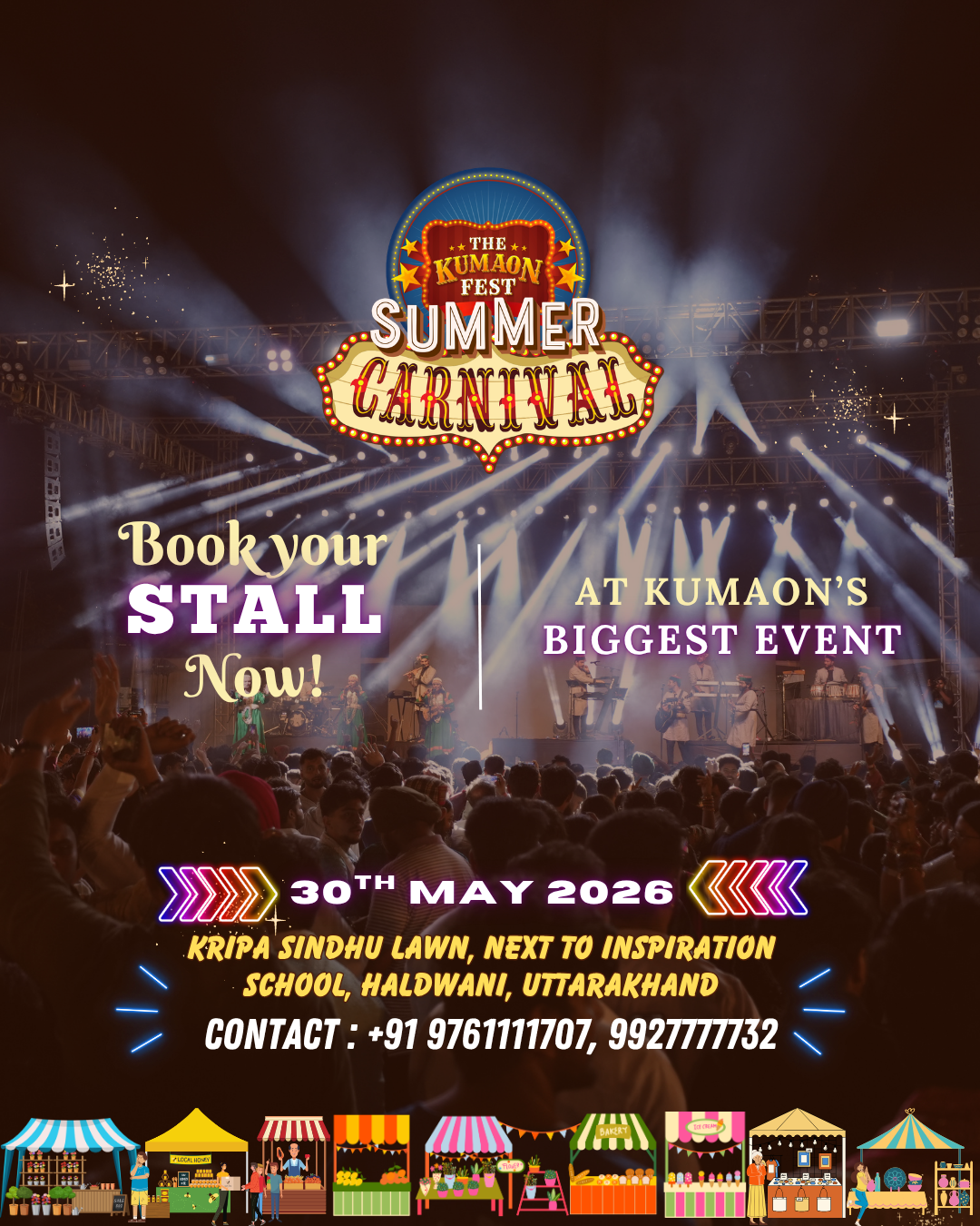 Book Your Stall - Live Concert